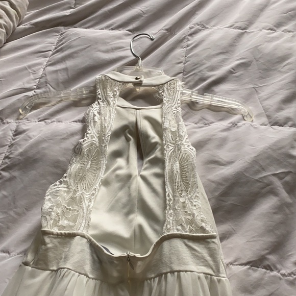 Lulus my beloved white lace maxi dress - Picture 3 of 6